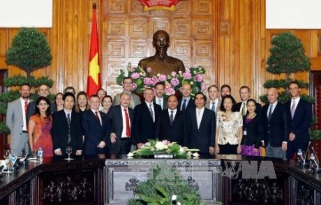 Nguyen Xuan Phuc reçoit des entrepreneurs américains  - ảnh 1